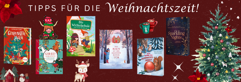 Tipps für die Weihnachtszeit: Gespensterjäger & der Weihnachtsspuk, God Jul, Die Wichtelschule, Das Haus mit der kleinen roten Tür, Wem gehört das Weihnachtsdings, Sparkling Nights