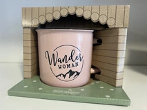 Rosa Tasse in Pappverpackung