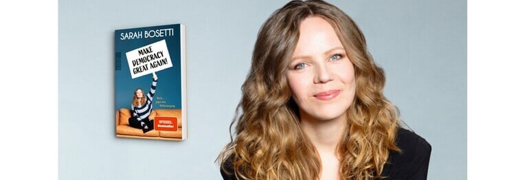 Stefanie Kuznik liest aus Sarah Bosettis Buch: Make Democracy Great Again!