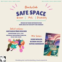 Aktueller Lesezeitraum für das Safe Space Buch