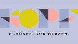 Logo von 'Kopf. Schönes. Von Herzen.'