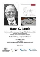 Lesung mit Hans G. Lauth "Laut(h) Stundenplan"