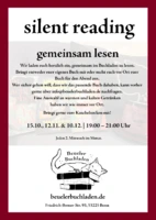 Flyer zum gemeinsamen lesen 2025