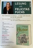 Lesung - Bestseller-Autorin Felicitas Fuchs liest aus ihrem Buch "Hanne - Die Leute gucken schon"