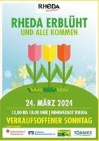 Rheda erblüht - verkaufsoffener Sonntag