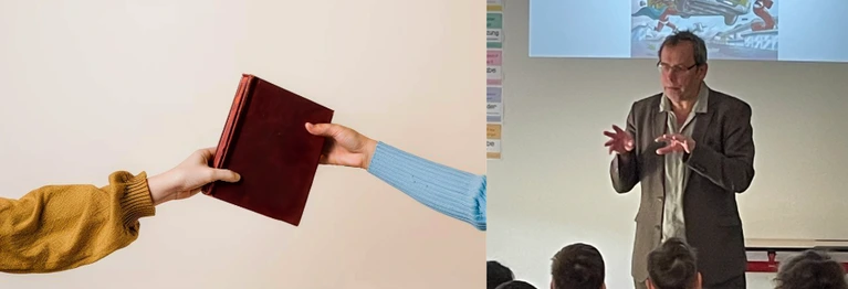 Lesung und Buchverkauf