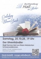 Einladung zur Blauen Stunde - Birgit Hermann: Der Uhrenhändler - Lesung