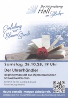 Einladung zur Blauen Stunde - Birgit Hermann: Der Uhrenhändler - Lesung