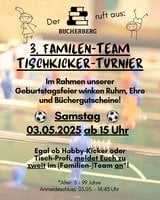 3. Bücherberg-Familienteam-Tischkicker-Turnier