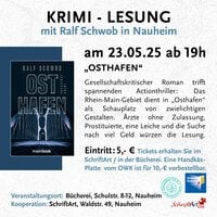 Krimi-Lesung mit Ralf Schwob: OSTHAFEN