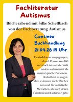Informationen zu unserem Bücherabend zu Autismus