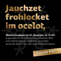 Der ocelot Weihnachtsabend