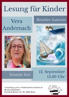 Flyer Lesung für Kinder mit Vera Andernach