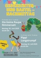Geschichten- und Bastelnachmittag für Kinder: Pippi Langstrumpf