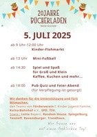 JUBILÄUM!!!!!!!  am 5.Juli feiern wir 20 Jahre beim Hauser
