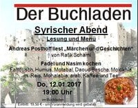 Syrischer Abend - Lesung und Menü