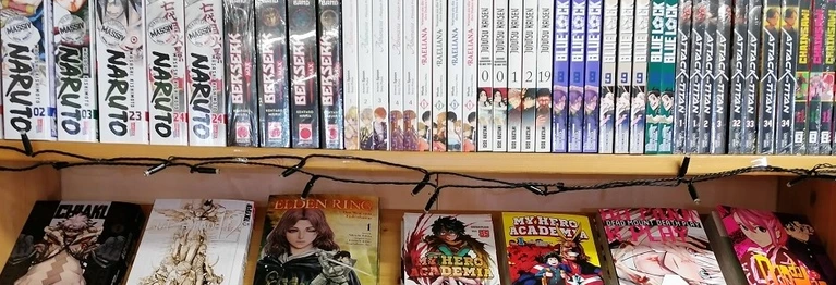 Großes aktuelles Manga-Sortiment bei uns im Geschäft! 
Und was nicht vorrätig ist, können wir meist innerhalb eines Tages besorgen.