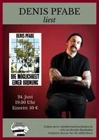 Flyer Lesung Denis Pfabe