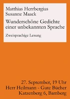 Wunderschöne Gedichte einer unbekannten Sprache