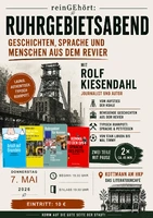 reinGElesen | Ruhrgebietsabend im Literatourcafé: Rolf Kiesendahl