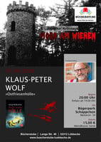 "Mord am Wiehen" - 5. Lübbecker Krimitage mit KLAUS-PETER WOLF