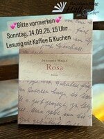 Einladung zur Blauen Stunde - Lesung "Rosa" Stefanie Wally