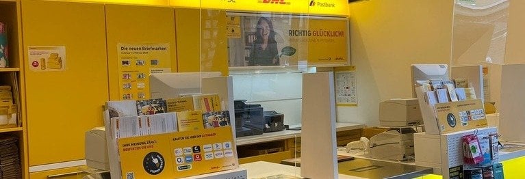 Poststation (DHL) Letzte Abholung: 17.15 Uhr