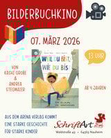 Bilderbuchkino im März 2026 im SchriftArt für Kinder ab 4 Jahren