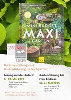 Buchvorstellung "Mini Budget - Maxi Garten" - Lesung mit der Autorin