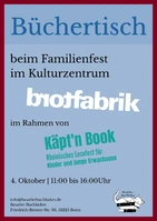 Büchertisch Brotfabrik