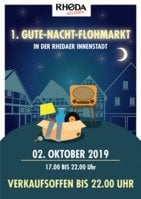 Gute-Nacht-Flohmarkt in der Rhedaer Innenstadt