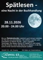 Spätlesen - Eine Nacht in der Buchhandlung