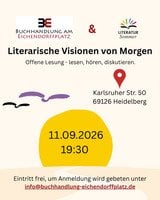 Offene Lesung Literarische Visionen von Morgen