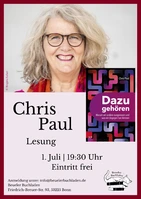 Flyer Lesung Chris Paul