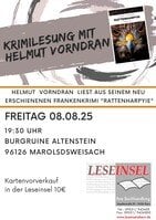 Krimilesung mit Helmut Vorndran