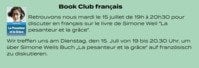 Book Club Simone Weil - La pesanteur et la grâce