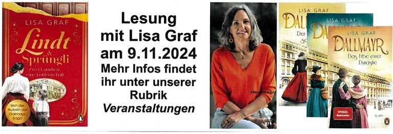 Lisa Graf bei Buchhandlung Schwarz 