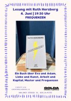 Ruth Herzberg FREQUENZEN Lesung