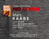 A U S V E R K A U F T  !!! MARC RAABE  "Mord am Wiehen - 7. Lübbecker Krimitage"
