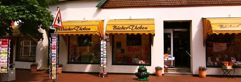 Fassade der Buchhandlung Thoben