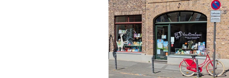 Schaufenster der Buchhandlung