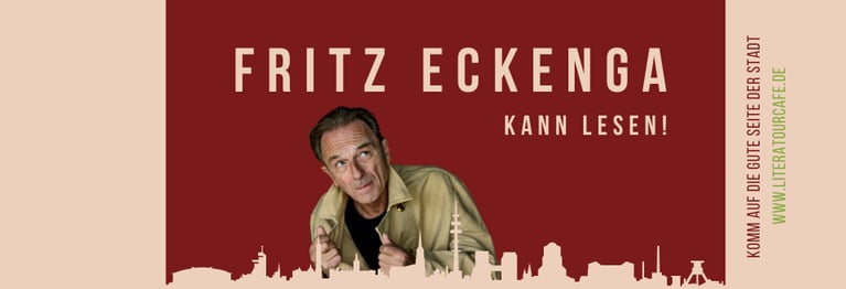 Fritz Eckenga kann lesen!

... und das macht er auch.
Am 19. Februar um 19:30 Uhr in unserer Buchhandlung.
Einlass ab 19:00 Uhr, für 15 € kommste rein!