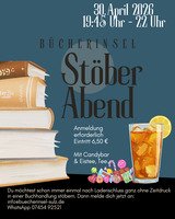 Stöber Abend am 30. April – dein Abend in der Bücherinsel!