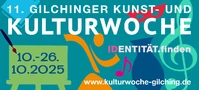 Offizieller Flyer der Gilchinger Kunst- und Kulturwoche vom 10. - 26.10.2025