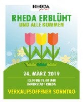 Rheda erblüht - verkaufsoffener Sonntag