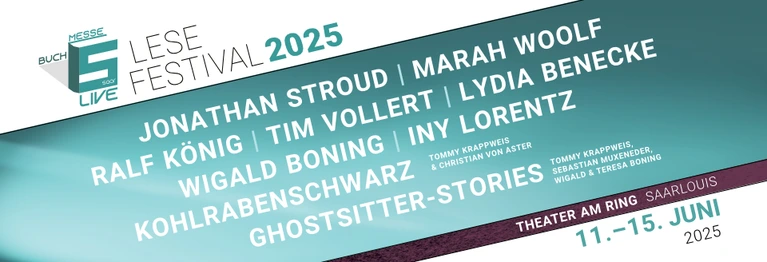 Das Lesefestival im Saarland: 11.–15. Juni 2025

www.buchmesse-saar.de