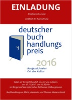 Empfang anlässlich unserer Auszeichnung mit dem deutschen Buchhandlungspreis