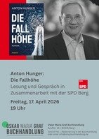 Lesung und Gespräch mit Anton Hunger: Die Fallhöhe