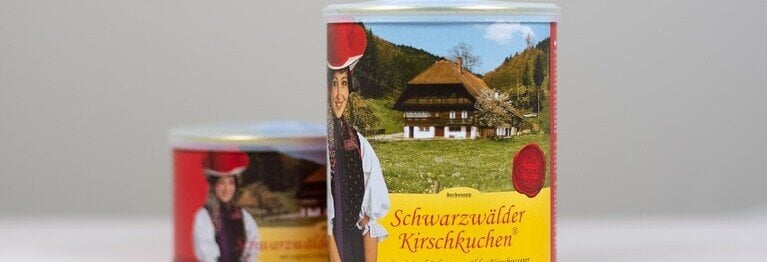 Schwarzwälder Kirschkuchen in der Dose Ein prima Geschenk ...