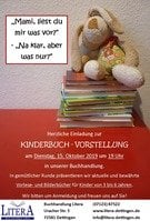 FÄLLT LEIDER AUS: "Mami, liest du mir was vor?" Kinderbuch-Vorstellung